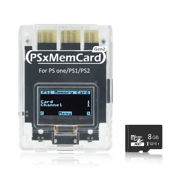 Bitfunx PSxMemCard Gen2 for PS One PS1 PS2