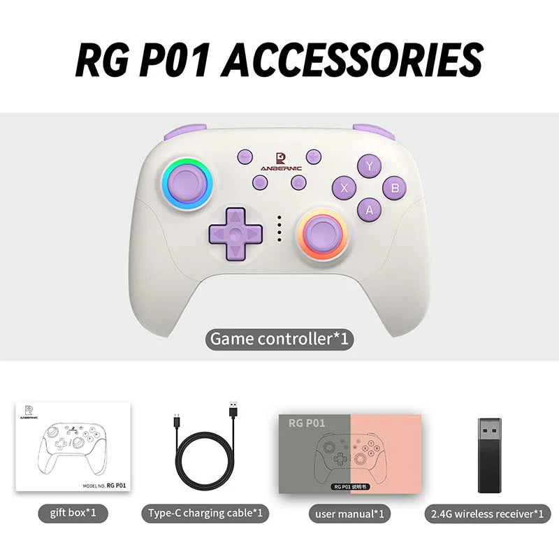 ANBERNIC RG P01 - PC/Steam/Switch/Android/IOS Joypad