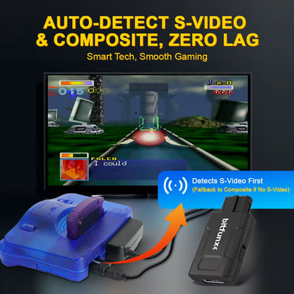 Bitfunx Mini HDMI Adapter for N64 / SNES / GameCube 